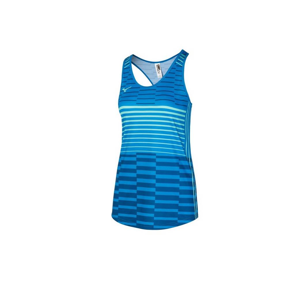 Mizuno Women's Team Tank Top Blue (530096-SMX)